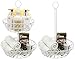 Sorbus® 2-Tier Countertop Fruit Basket Holder & Decorative Bowl Stand—Perfect for Fruit, Vegetables, Snacks, Household Items, and Much More (White)
