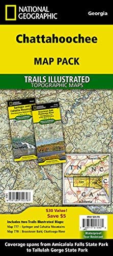 Chattahoochee National Forest [Map Pack Bundle] (National Geographic Trails Illustrated Map)