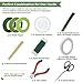 Floral Arrangement Kit,10 PCS Boutonniere Supplies Come with Green Floral Tape, Floral 26 & 22 Guage Stem Wire, Floral Wire Cutter, Shear for Men and Women Floral Design Lovers