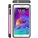 Galaxy Note 4 Case, Caseology [Sleek Armor Series] Slim Fitted Hard Exterior Metallic Shell for Samsung Galaxy Note 4 (2014) - Magenta Purple