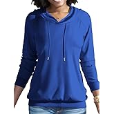 Nimsruc Hoodies For Women Pullover Casual Long Sleeve Oversized Sweatshirts