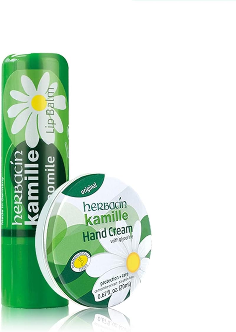 Herbacin Camomile Lip Care Organic Camomile Beeswax Sore Chapped Protection