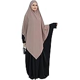 khalat Muslim Stretch Hijab Solid Color Full Cover Hijab for Women V-shaped Fashion Daily Prayer Hijab