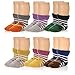 Eocom 6 Pairs Baby Boys Girls Wool Socks Infant Toddlers Kids Unisex Winter Thick Soft Warm Thermal Crew Socks (1-3 Years, Animal)