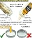 16 Glass Spice Jars Complete Set: 667 Chalkboard & Clear Printed Spice & Pantry Labels - Premier 8 fl Oz Empty Square Bottles w/ Pour/Sift & Coarse Shakers & Airtight Caps - Silicone Funnel Included