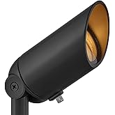 Hinkley Landscape Spot Light, Aluminum, 4w MR16 LED Bulb, Wiring Kit, and Ground Spike Included, 12v, Safe for Wet Conditions