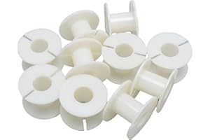 Yinhing 20Pcs Plastic Empty Wire Spools 39Mm ABS Bobbins for DIY Projects Speaker Crossover Sound Cables Induc Tor Coils Craf