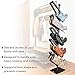 Boot Butler Standing Boot Rack – As Seen On Rachael Ray – Clean Up Your Floor & Protect Your Boots – 5-Pair Storage Organizer & Shaper/Tree