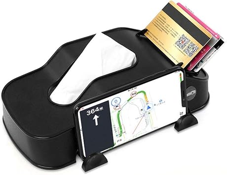 YZQ Soporte de plástico para caja de pañuelos para automóvil ...