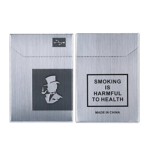 USB Lighter Cigarette Lighter Case Cigarette Box Electronic Flameless