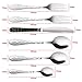 Silverware Flatware Cutlery Set, VERONES 24-Piece Stainless Steel Utensils Service for 4, Fit For Home Kitchen Hotel Restaurant Tableware Cutlery Set, Mirror Finished, Dishwasher Safe.