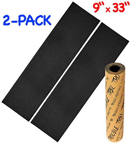 Trouble Pack of 2 Skateboard Grip Tape 9&rdquo;x33&rdquo; | Bubble F