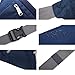 TINYAT Large Fanny Pack Travel Waist Bag Lightweight for Men&Women with Adjustable Strap T206 Blue