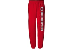 CAMPUS LAB Official Collegiate NCAA Jogger Sweatpants Unisex for Men & Women Team Color Collection