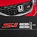 Honda Si Front Grill Grille Metal Badge Emblem Screw On