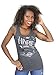 Barnett Harley-Davidson Harley-Davidson Womens Daring Ride Skull with Flames Charcoal Tank (Medium)