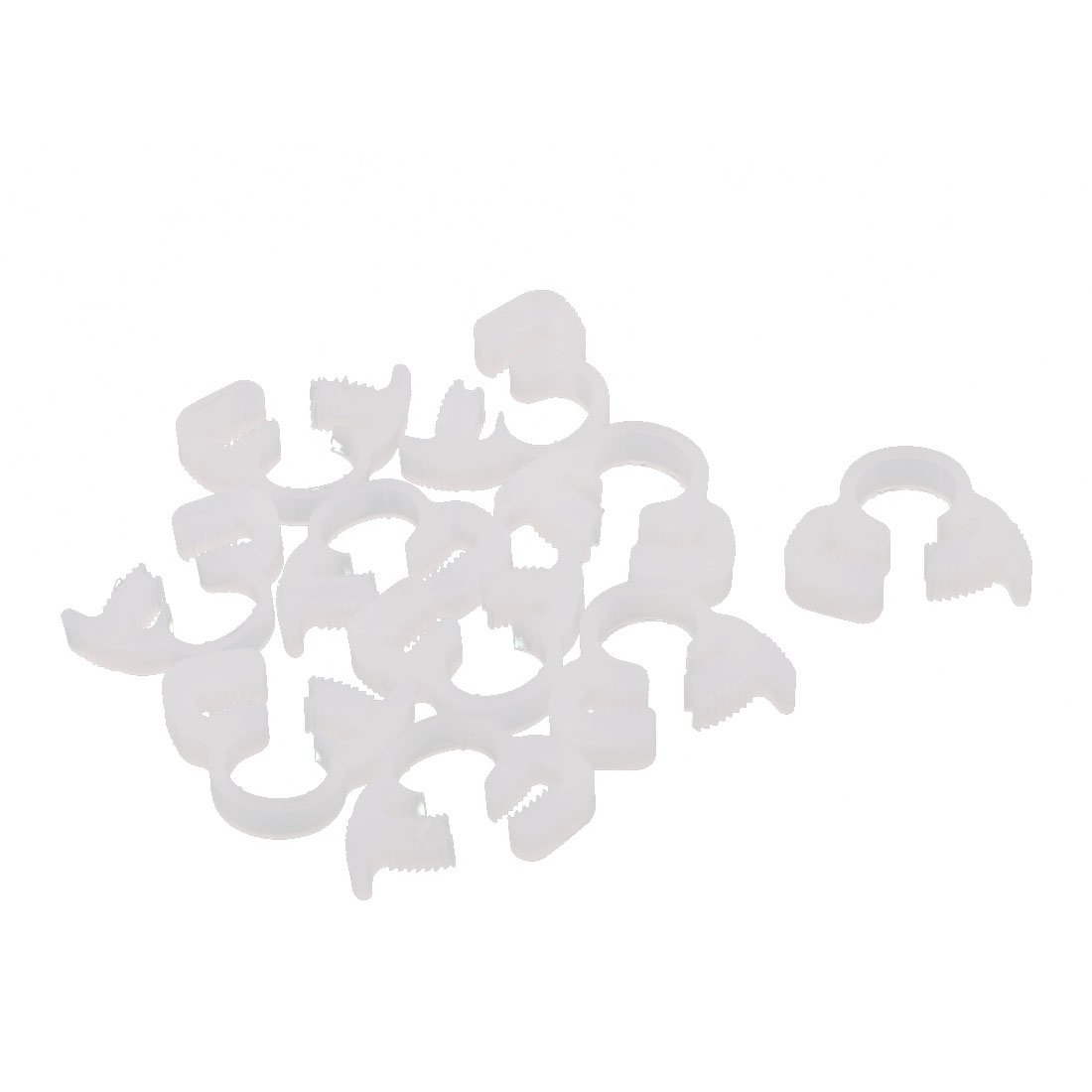 Aexit 10 Pcs 5.6-6mm Range Plastic Adjustable Band Hose Pipe Fastener Clamp (919a0ef8030bf8e431614c323abc6fc9)