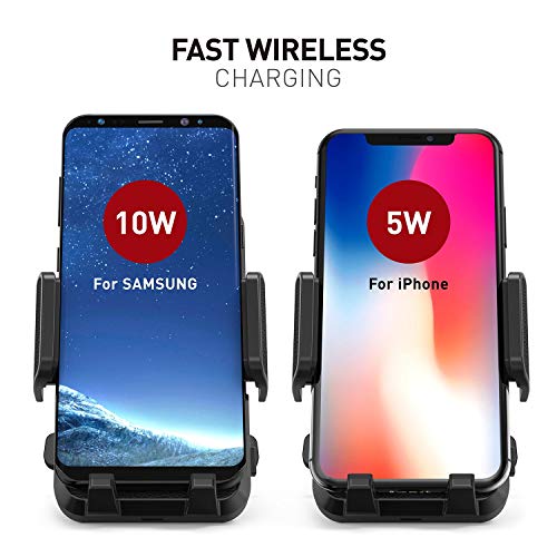 image for TaoTronics Wireless Car Charger Mount, Car Phone Holder for Air Vent, 