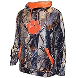 CLEMSON TIGERS ACC HOODIE WITH ORANGE TRIM & XD3 CAMO BY TRUE TIMBER OUTDOORS NWT $49.99 RETAIL