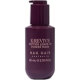 NAK K.REVIVE Peptide Leave-In Power Mask 80mL - Professional Hair Mask Treatment - Smoothing & Anti-Frizz Deep Conditioning for All Hair Types with Protein Complex & Peptides - Vegan & Sulfate-Free
