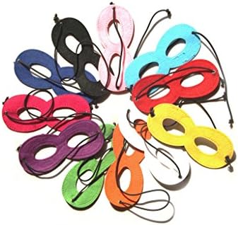 Kids Party Dress-Up Super Masks 100% Felt with Elastic Band (11 PCS, Multiple Colors)