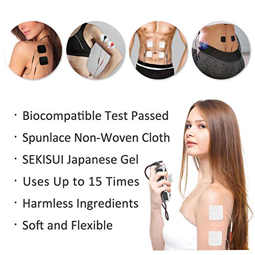 iStim Super Soft 2"x2" TENS Unit Electrodes for TENS Massage EMS 100