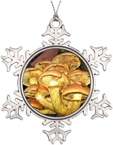 Pracy Large Christmas Tree Decorations Wild Mushrooms Gymnopilus junonius - Laughing Jim Unusual Christmas Tree Decorations