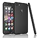 Tekcoo for iPhone 7 Case, [T360 HY] Ultra Thin Full Body Coverage Protection Scratch Proof Hard Slim Hybrid Cover Shell with Tempered Glass Screen Protector Skin for Apple iPhone 7 4.7 Inch [Black]