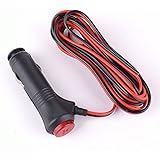 12V 24V Male Car Cigarette Lighter Socket Plug Connector On Off Switch 3m