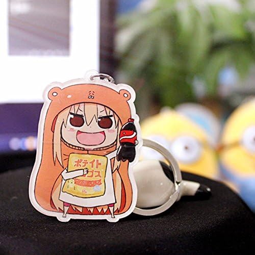 KAWAI Cute Anime Himouto! Umaru-chan Cola Keychain Key Ring Pendants jewelry