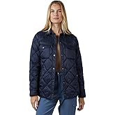 32 Degrees Heat Women’s Lightweight Poly-Fill Shirt Jacket – Quilted Snap-Front Shacket
