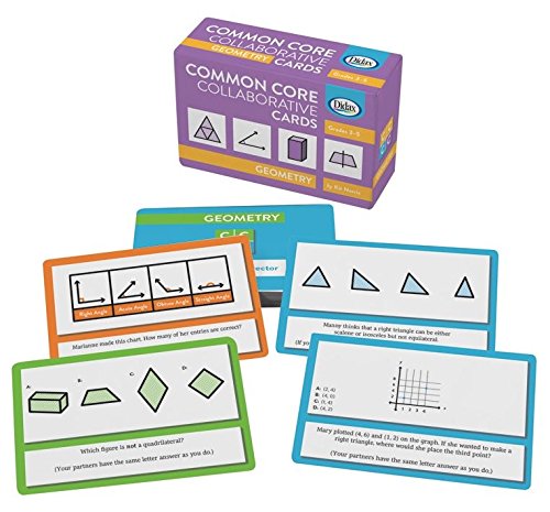 Didax Educational Resources Common Core Collaborative Cards - Geometry, Multicolor (211528)