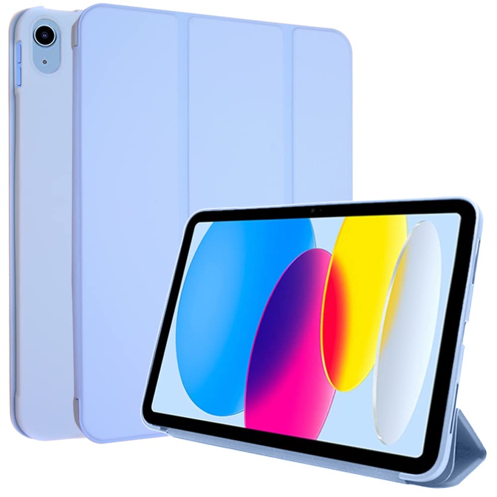 TECHGEAR Smart Case for iPad 11th Gen (2025 A16) & 10th Gen (2022), Slim Tri-Fold Stand Cover with Corner Protection, Auto Wake/Sleep, for iPad A16 11" / 10.9" - Light Blue โ image 1