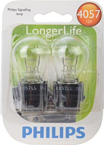 Philips 4057 LongerLife Miniature Bulb, 2 Pack