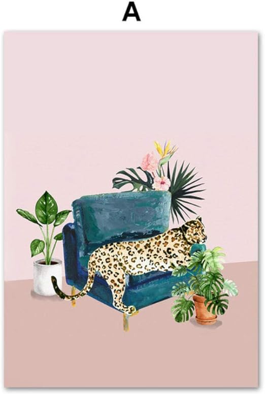 YWOHP Cuadro sobre Lienzo para Pared, póster nórdico, Impresiones