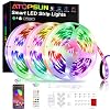 50ft Led Strip Lights, ATOPSUN 5050 RGB Color Changing Led Light Strips, Led Lights for Bedroom, Kitchen, Home…