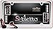 Cruiser Accessories 22001 Stiletto License Plate Frame, White/Black