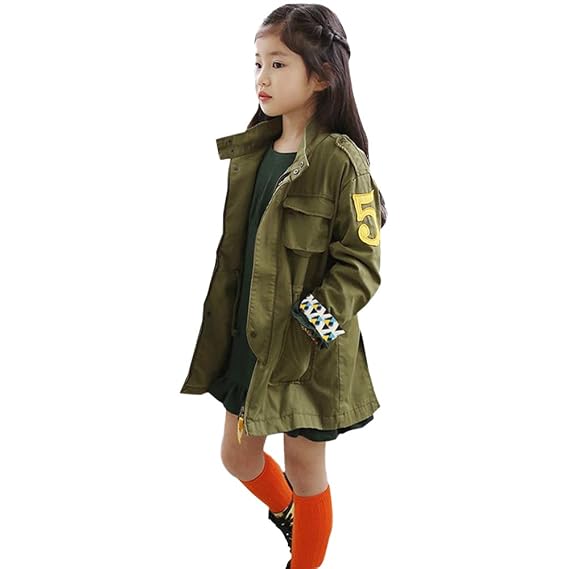 Amazon ノーブランド品 子供トレンチコート 女の子服 フード無し Amazon ノーブランド品 子供トレンチコート 女の子服 フード無し