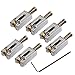 Surfing 6 Roller Bridge Tremolo Saddles w/Wrench for Strat Tele Electric Guitar Chrome