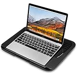 AVLT-Power Multi Purpose Laptop Riser Stand Cooling with Pad USB Fan &amp; Detachable Tablet Stand - Ergonomic Design Multiple Height/Angle Adjustment, Soft Mesh Bottom, Notebook Cooler/Chill Mat/Lap Pad