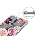 Galaxy J8 2018 Case,Samsung Galaxy J8 2018 Case with Flower,LUOLNH Slim Shockproof Clear Floral Pattern Soft Flexible TPU Back Cover for Samsung Galaxy J8 2018(Purple)