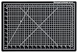 Dahle Vantage 10671 Self-Healing 5-Layer Cutting Mat Perfect for Crafts and Sewing 12" x 18" Black Mat
