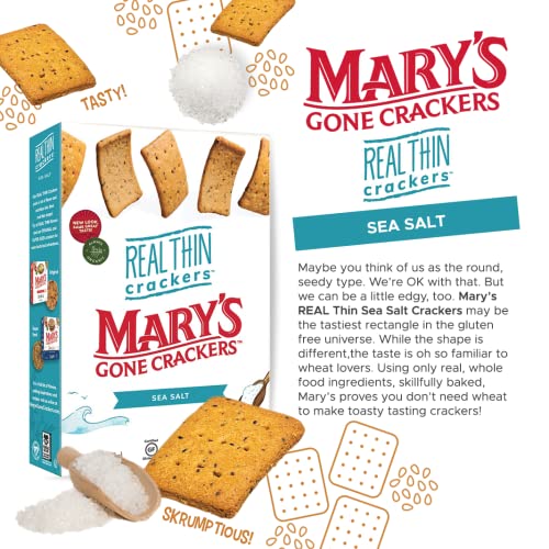 Mary's Gone Crackers Real Thin Crackers, Made with Real Organic Whole