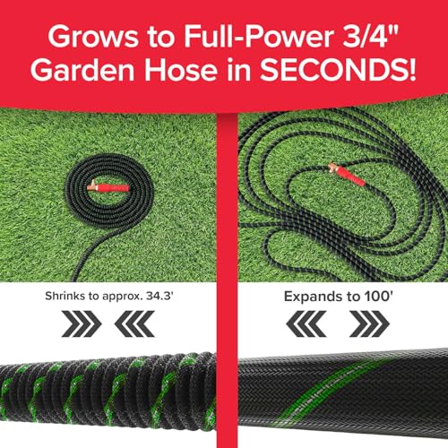 Pocket Hose Ballistic Double UV Edition 100 FT Expandable Garden Hose w/Pocket photo 10