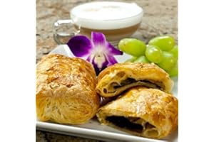 GOURMET FOOD WORLD Chocolate Croissants (Pain au Chocolat) - 3.25 oz, Frozen, Unbaked - 15 Count