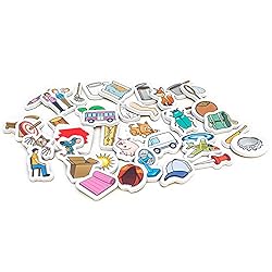 Junior Learning Rainbow CVC Objects Magnetic Foam