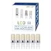 Warmoon G9 LED Light Bulbs,7W(60W Halogen Equivalent),Daylight White(6500K), 4014 SMD 46 LEDs 360 Degree Beam Angle LED Bulbs (Pack of 6)