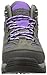 HI-TEC Women's Skamania Mid Waterproof Hiking Boot, Grey/Viola,8.5 M US