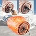 HemingWeigh Natural Himalayan Rock Salt Lamp 6-7 lbs with Wood Base, Electric Wire & Bulb