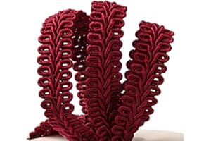 PAPER MART 3/8" X 10 Yards Wine Gimp Braid Trim